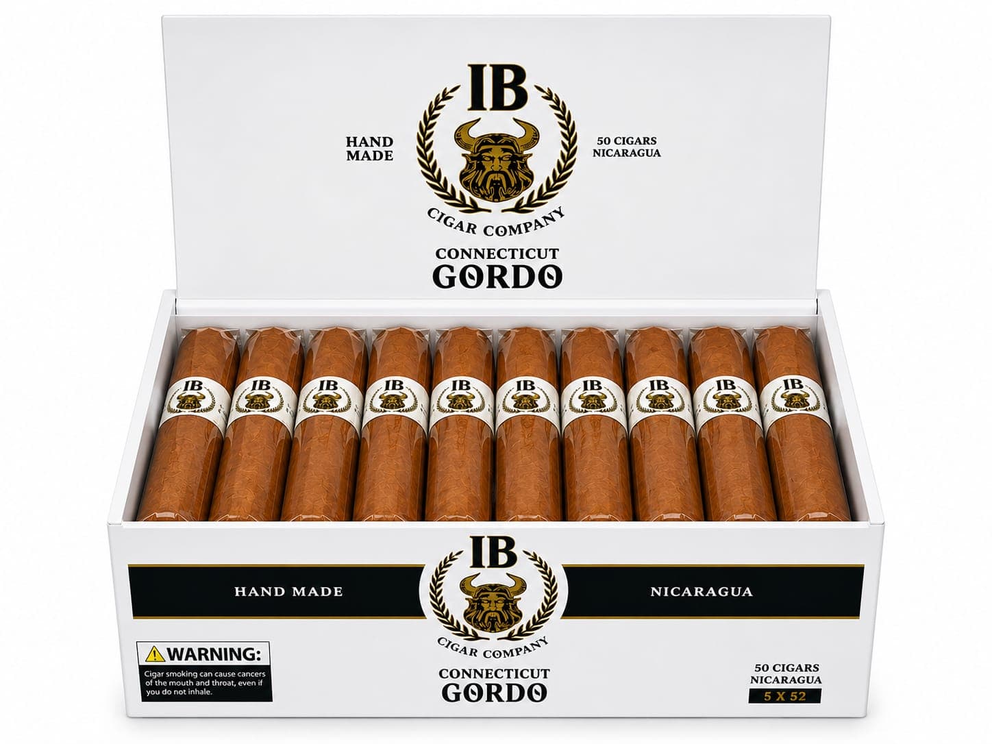 IB Cigars Connecticut Gordo — open box